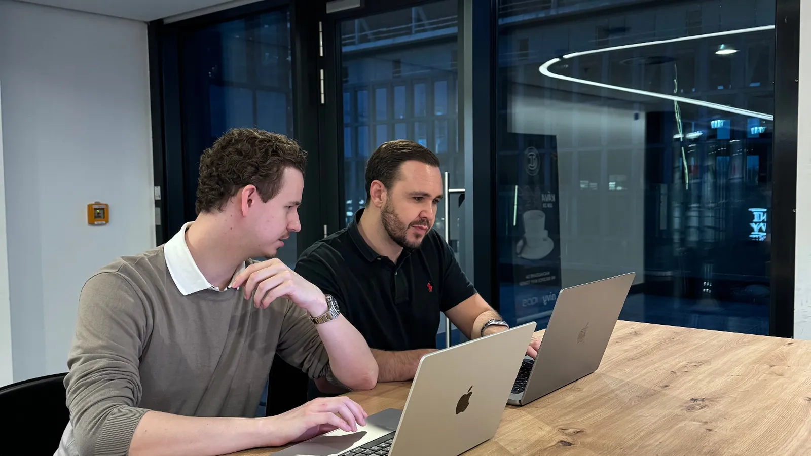 OnePractix founders working together on digital workflows for medical practices