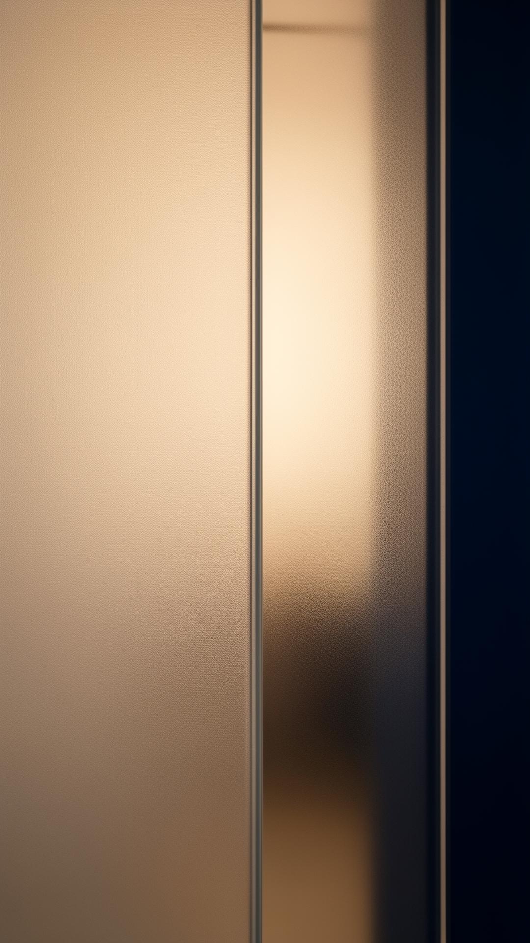 Mattiertes Sichtschutzglas — Diskretion als Prinzip