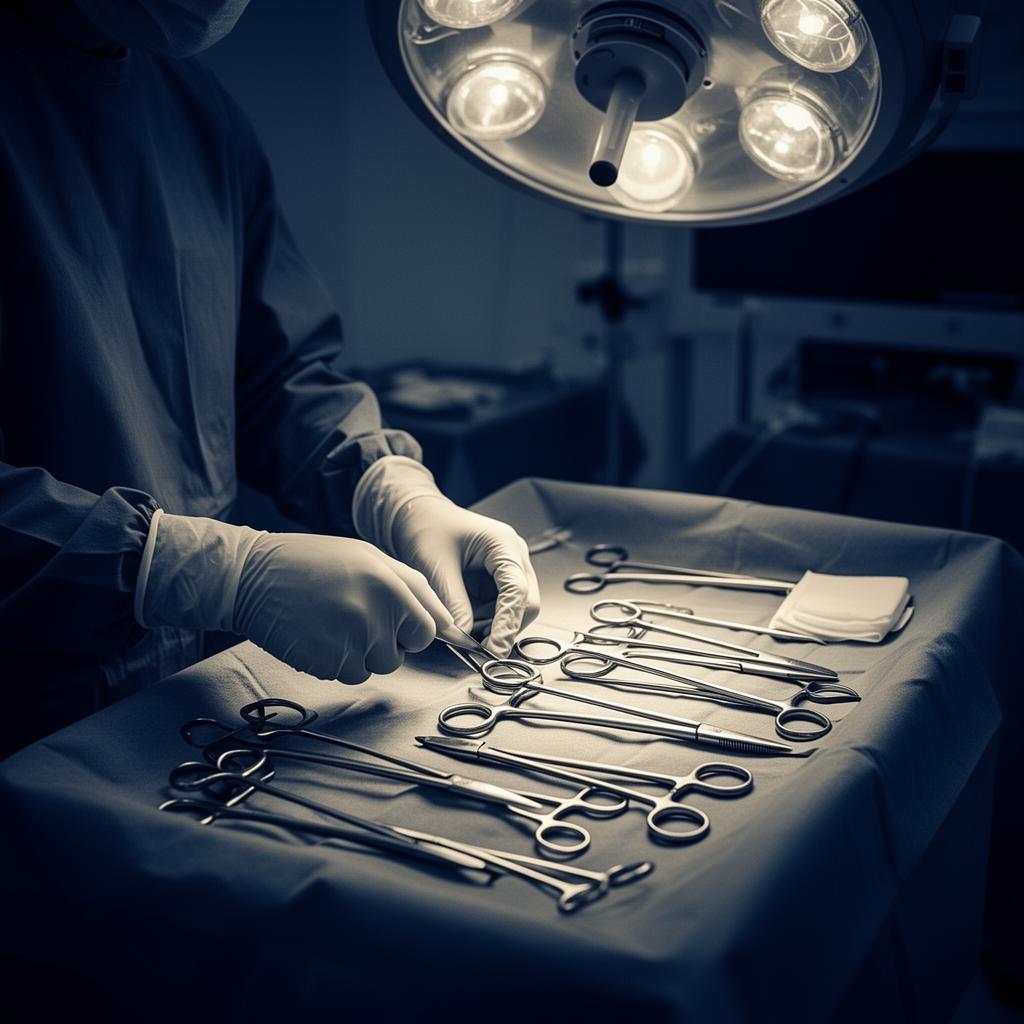 Operation — Ein Operationssaal. Eine Patientin pro Tag.