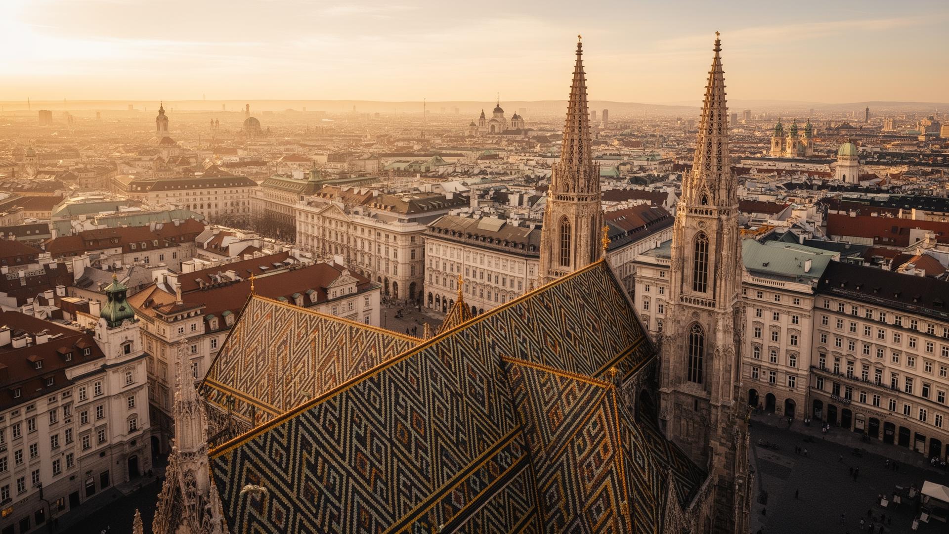 Stephansdom und Wiener Innenstadt – Standort der Praxis